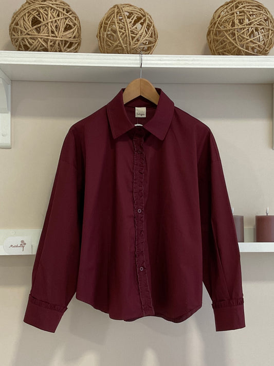 Burdeos | Camisa Spandau - vista frontal