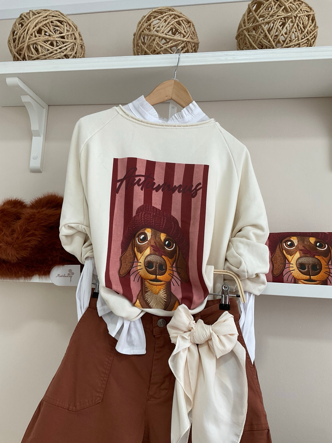 Sudadera Autumnus Rosa/Burdeos