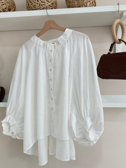 Blanco | Camisa New Romantic, vista frontal