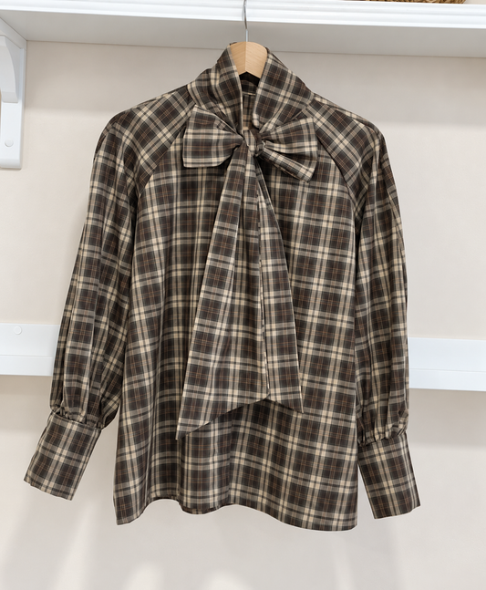Verde | Camisa lazo Roberta - vista de la camisa
