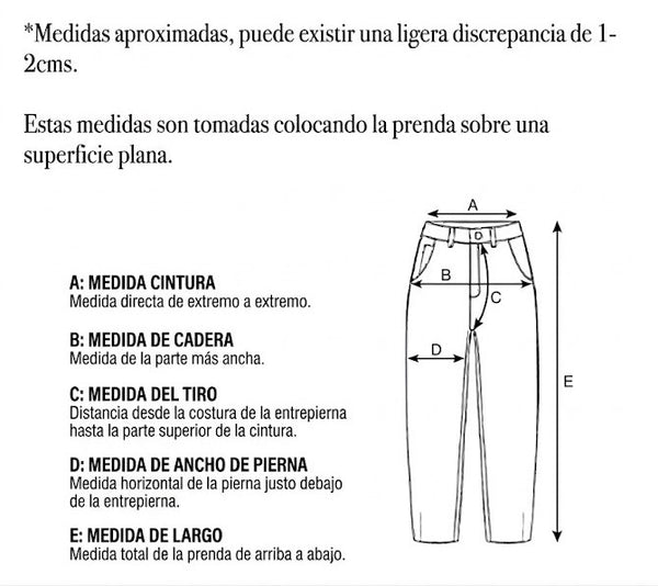 Medidas de Pantalón animal print