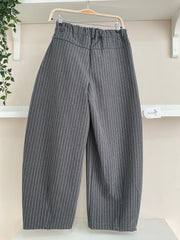 Pantalón Barrel Raya Diplomática gris - vista trasera