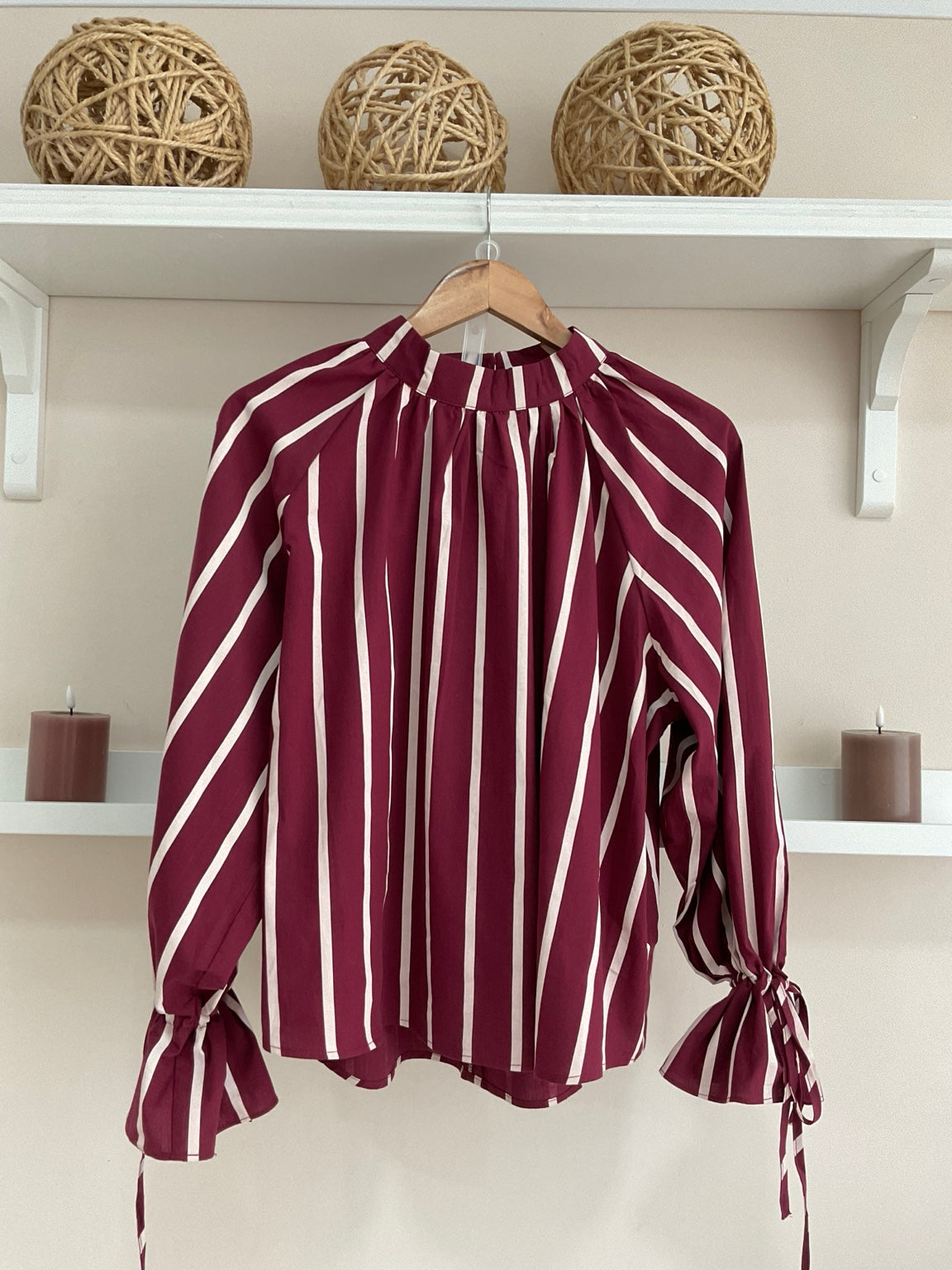 Burdeos | Camisa Bowie - vista frontal