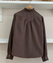 Marrón | Camisa Bridgerton espalda