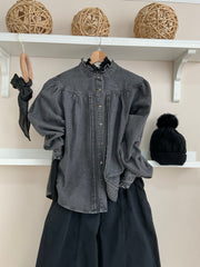 Gris | Camisa Bridgerton - vista frontal