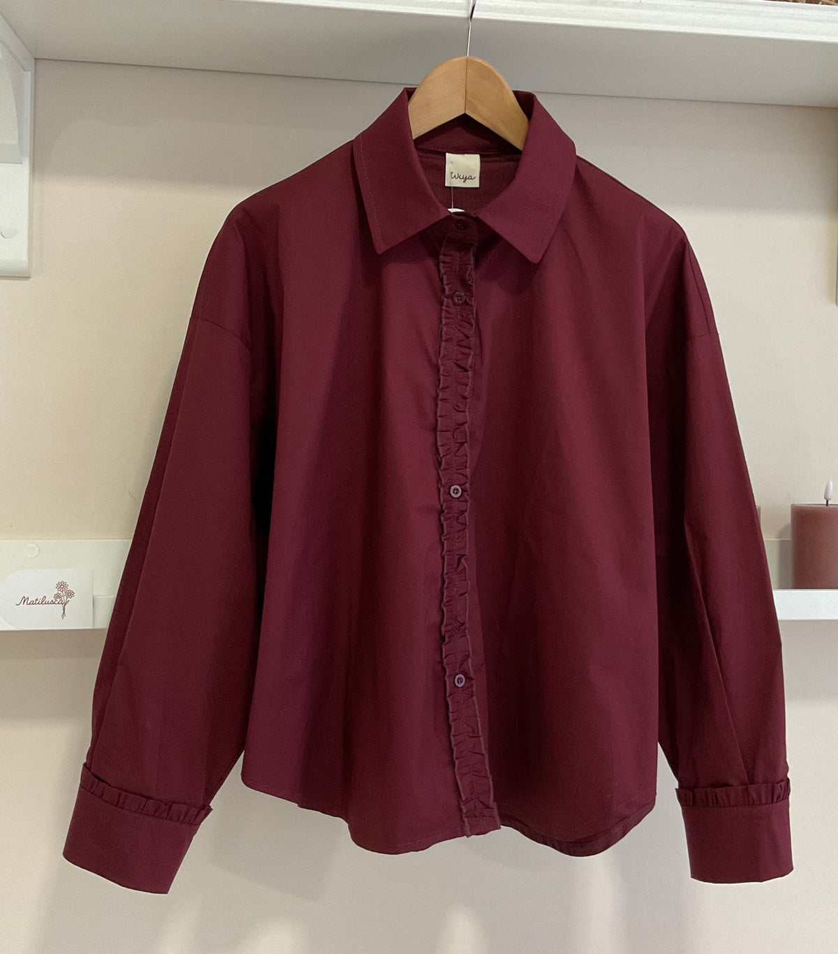 Burdeos | Camisa Spandau - vista frontal