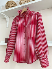 Rojo | Camisa Warhol - vista lateral y detalles