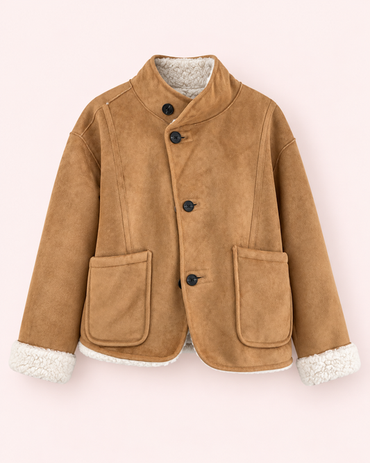 Cazadora Cabaña reversible | Catálogo Matilusca - lado camel