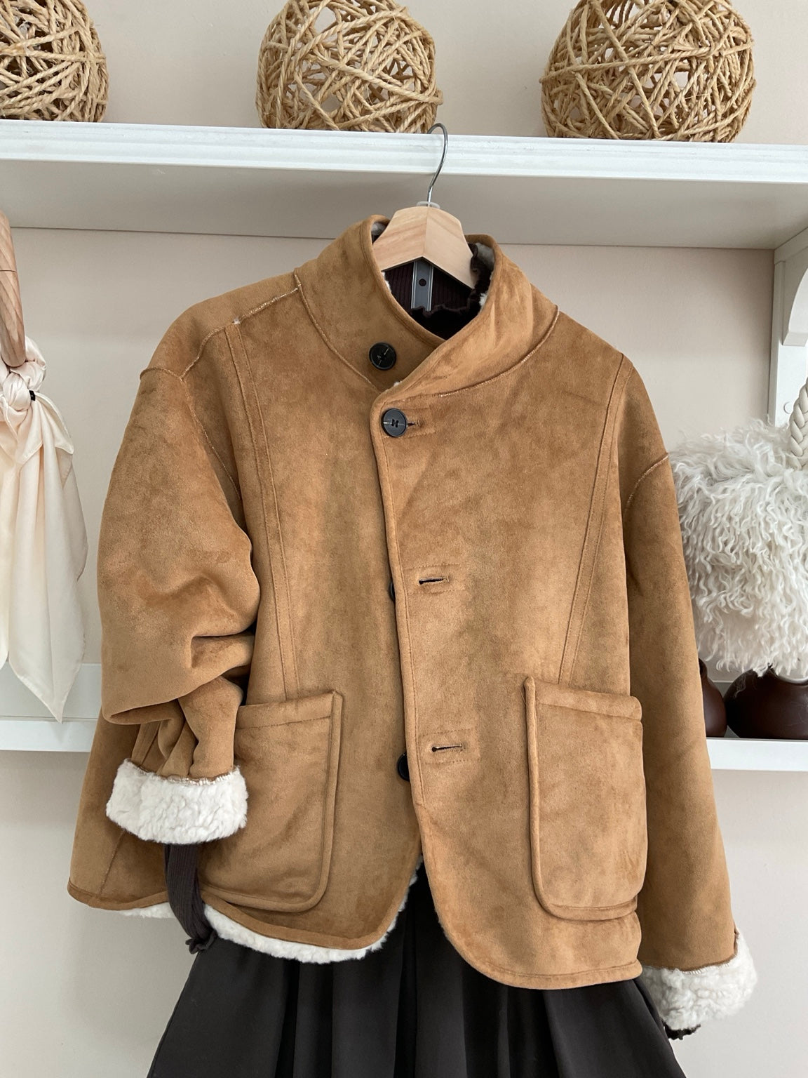 Cazadora Cabaña reversible | Lado camel efecto ante