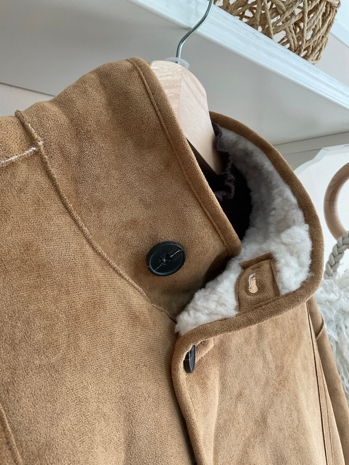 Cazadora Cabaña reversible | Lado camel efecto ante