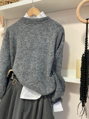 Gris | Look Jersey Laura con pantalón Florencia