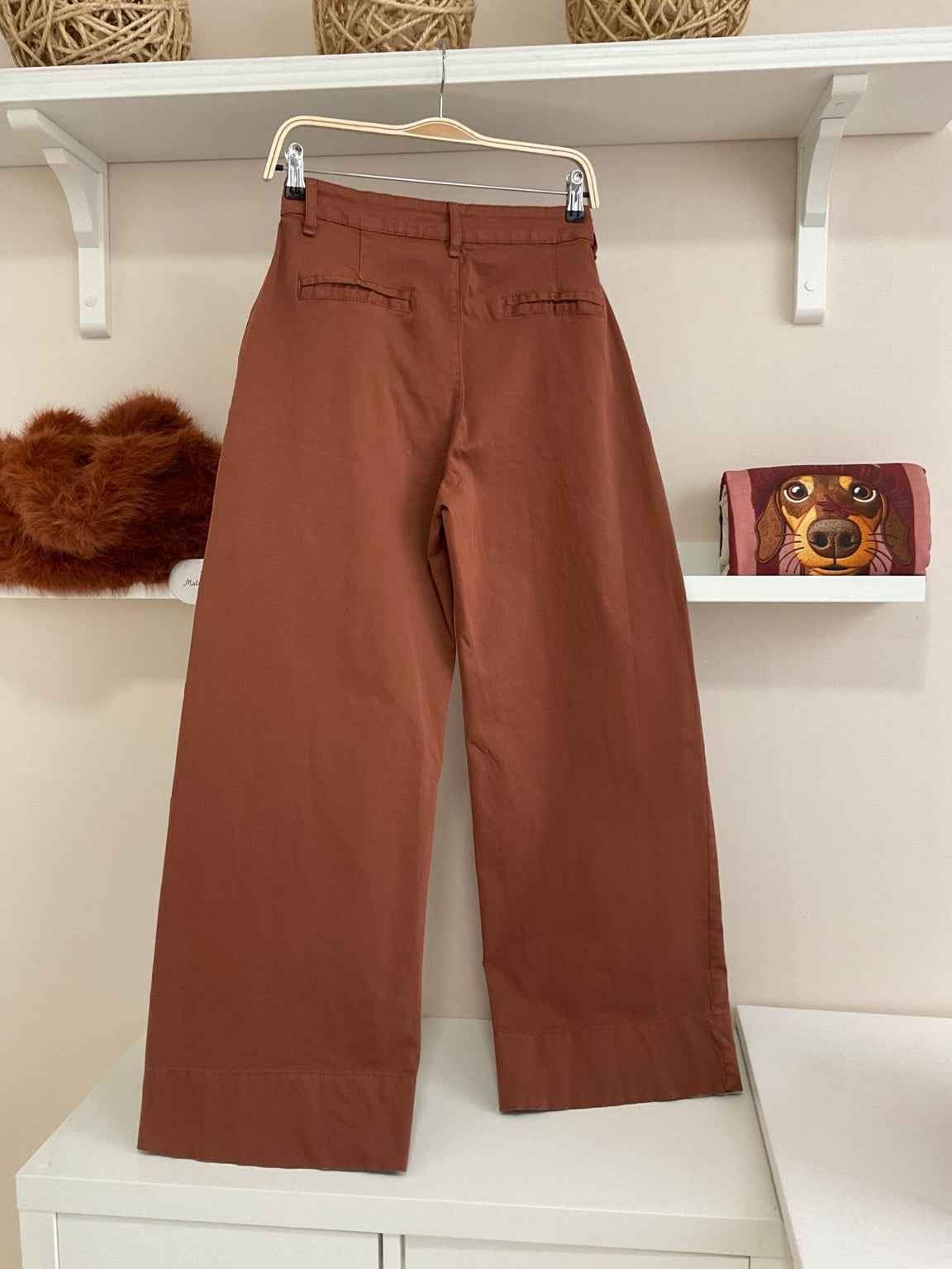Pantalón Wide Leg Pavement caldera