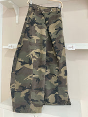 Verde Militar | Pantalón Camuflaje Cruzado, vista frontal