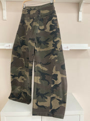 Verde Militar | Pantalón Camuflaje Cruzado, vista posterior