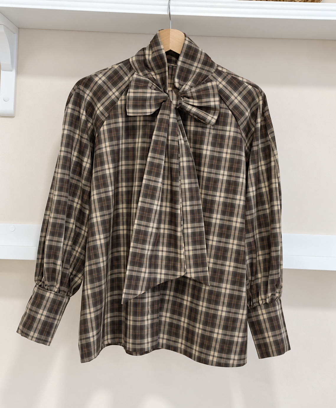 Verde | Camisa lazo Roberta - vista de la camisa