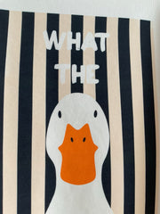 Detalle del estampado Marino/Crema