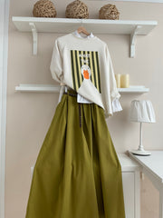 Look completo con sudadera Verde/Lima